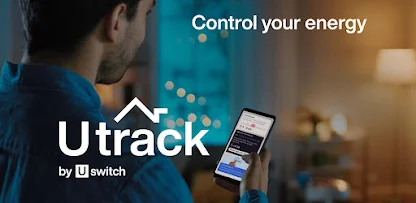 User looking at Utrack by Uswitch app